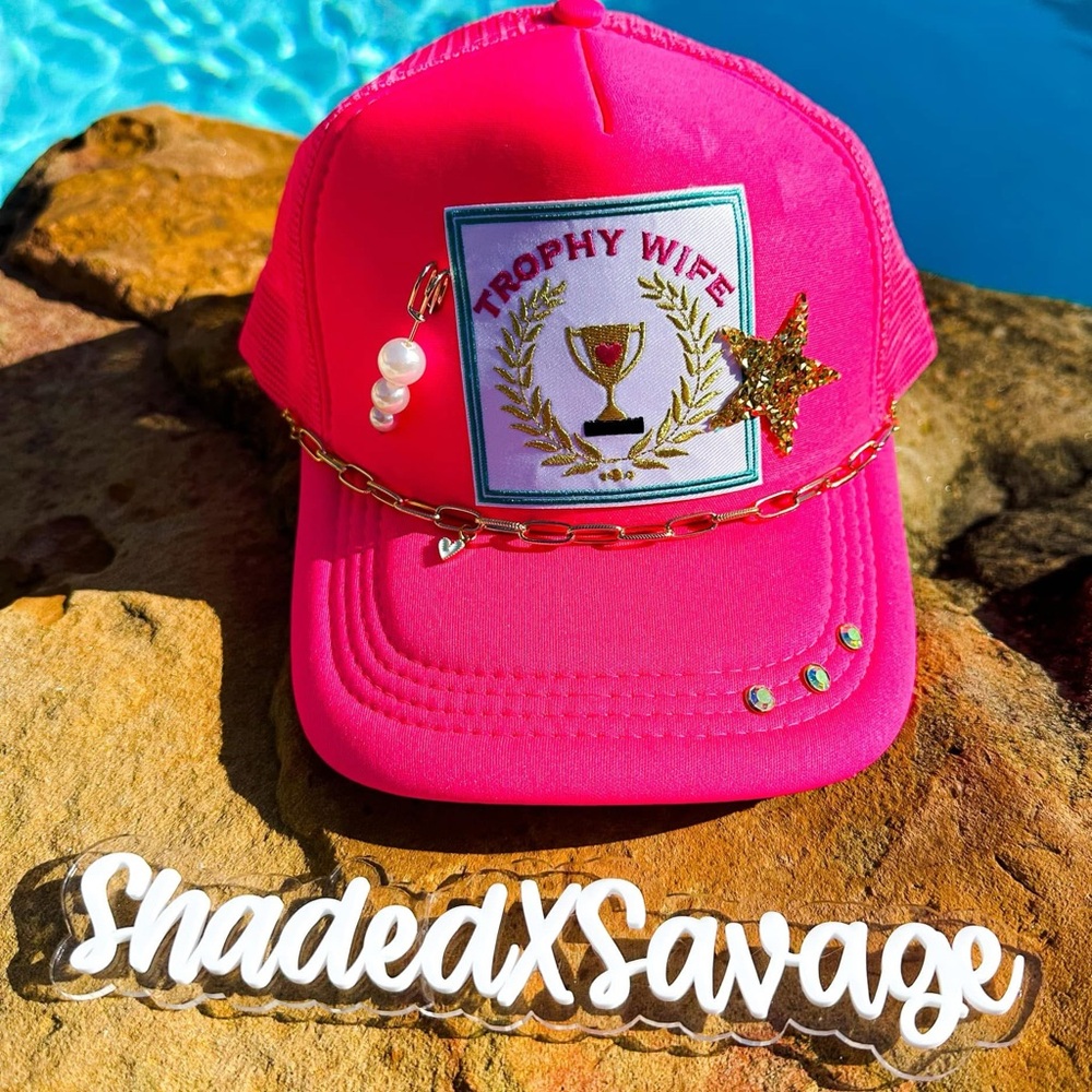 Pink Trophy Wife Cap